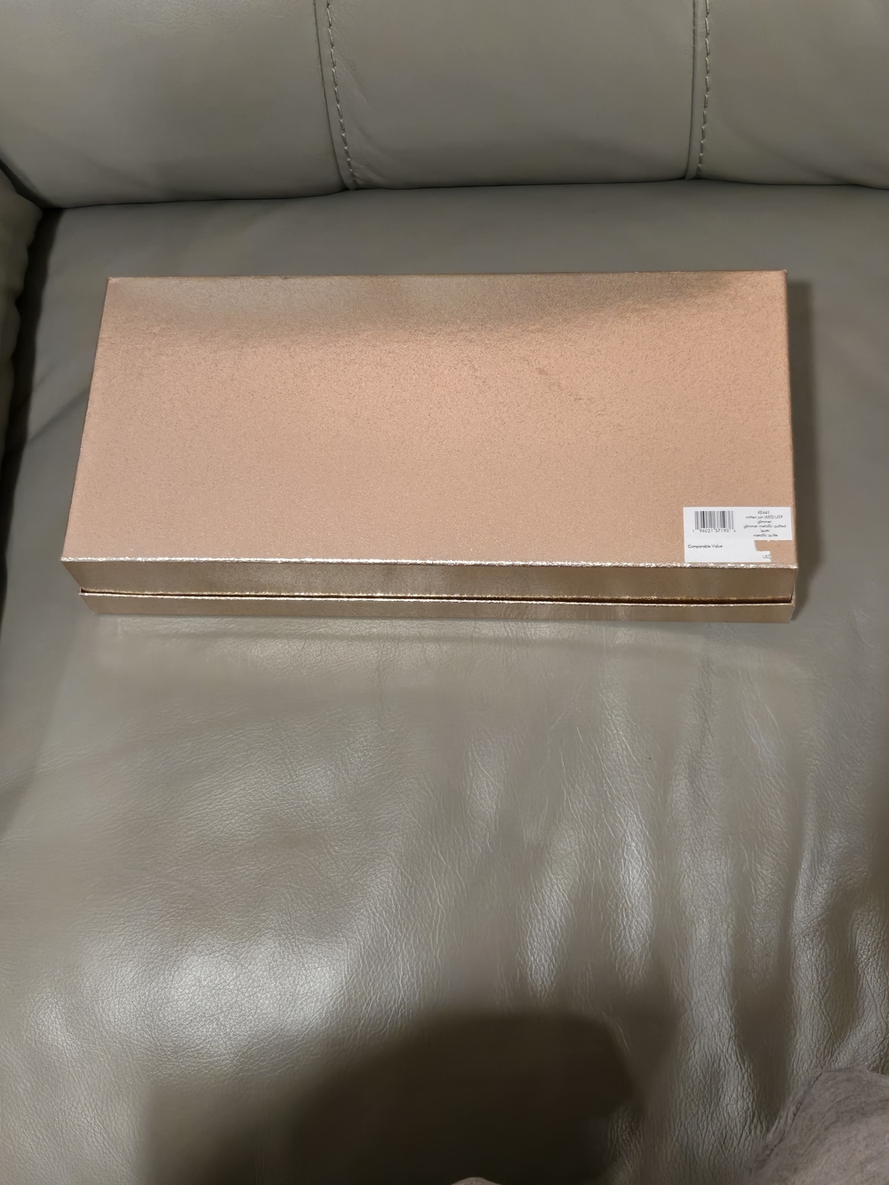 Kate Spade Glimmer Quilted Metallic Boxed Crossbody Set - Mitten Pink NWT - Picture 12 of 13